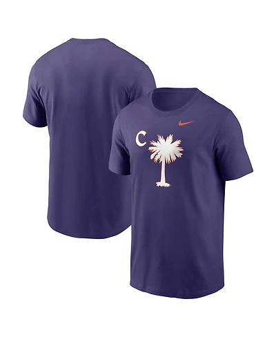 Nike Men's Purple Clemson Tigers Palmetto C T-Shirt