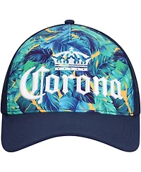 Lids Men's Navy Corona A-Frame Floral Trucker Adjustable Hat