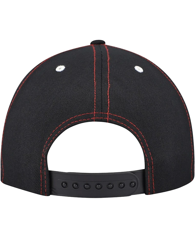 Lids Big Boys and Girls Black Spider-Man Glow-in-the-Dark Snapback Hat