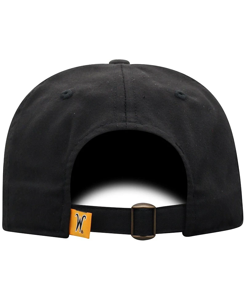Top of the World Men's Black Wichita State Shockers Staple Adjustable Hat