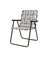 6 Pieces Folding Beach Chair Camping Lawn Webbing Chair