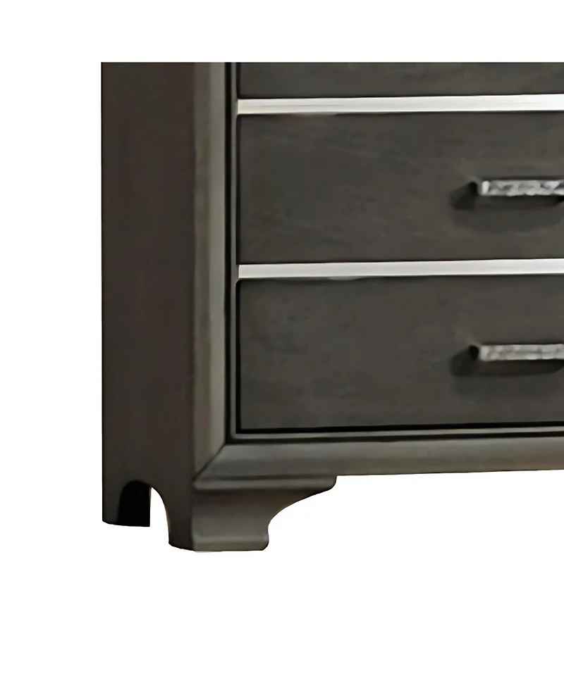 Kings Brand Furniture Oceana Wood 5 Drawer Chest