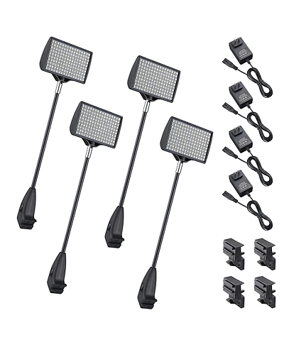 12W Led Trade Show Light 6500K Popup Booth Exhibit Back Drop Lighting 4 Pack