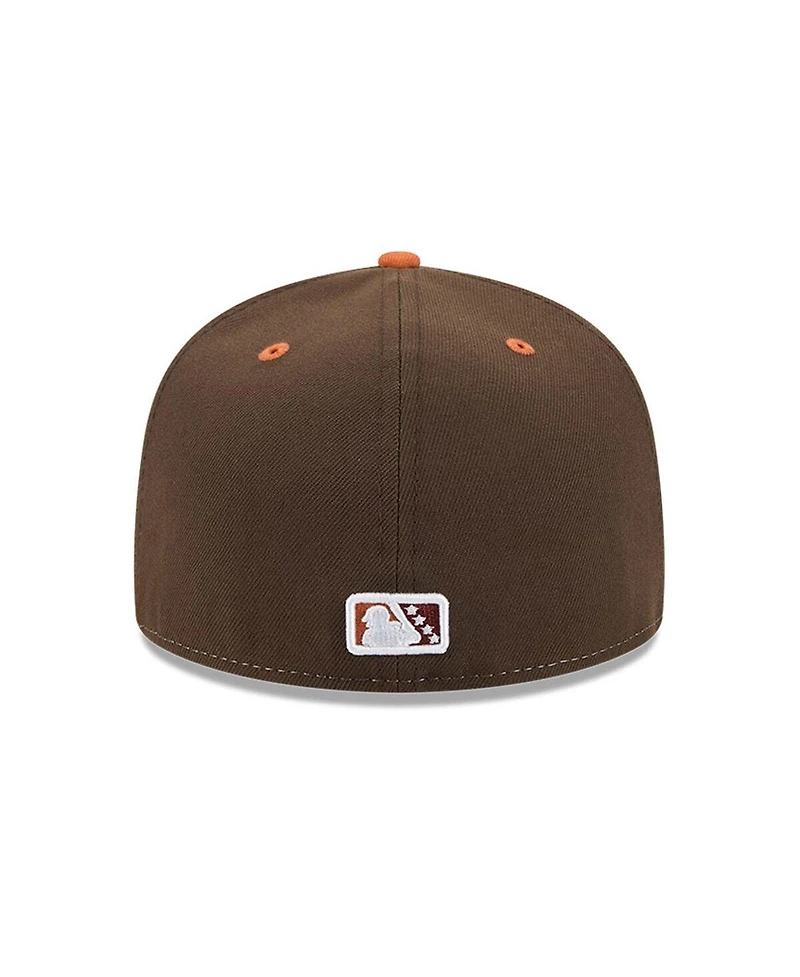 New Era Men's Brown El Paso Chihuahuas Theme Nights 59FIFTY Fitted Hat