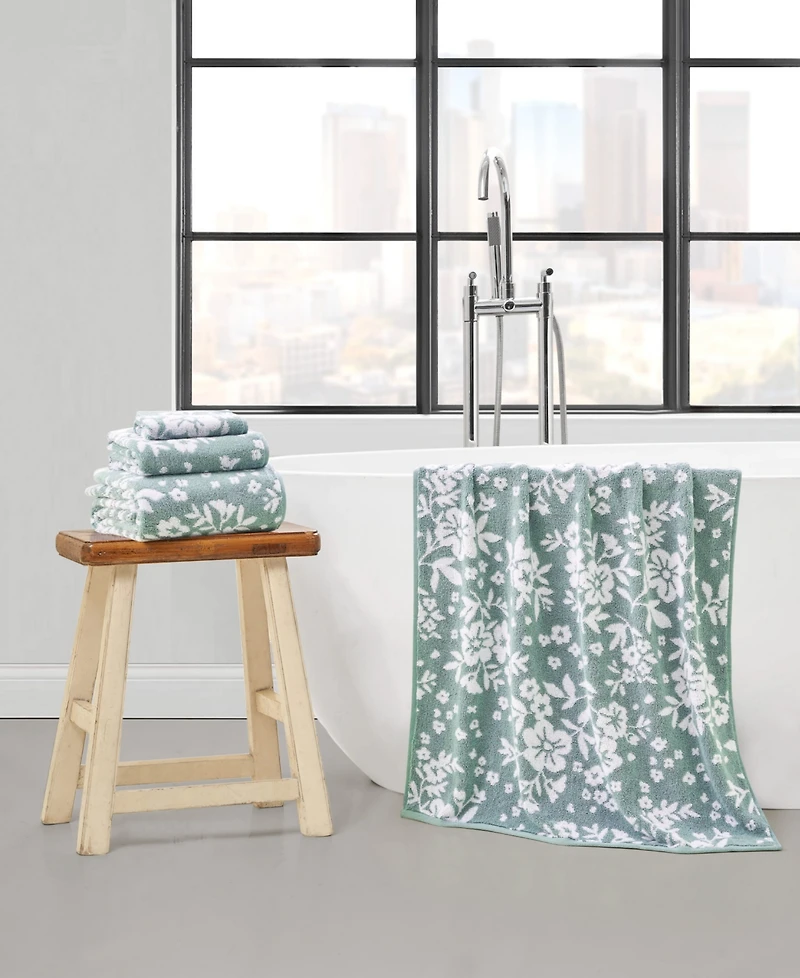Lucky Brand Folk Floral Cotton 6-Pc. Bath Towel Set