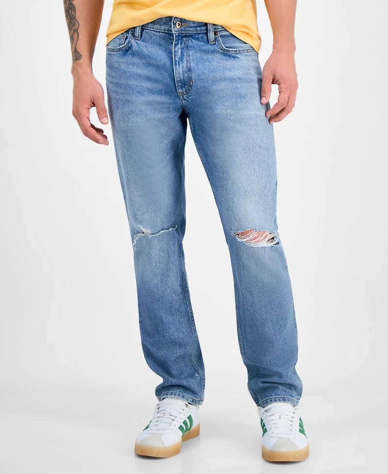 Sun + Stone Men's Profond Straight Leg Jeans, Exclusively at Macy's