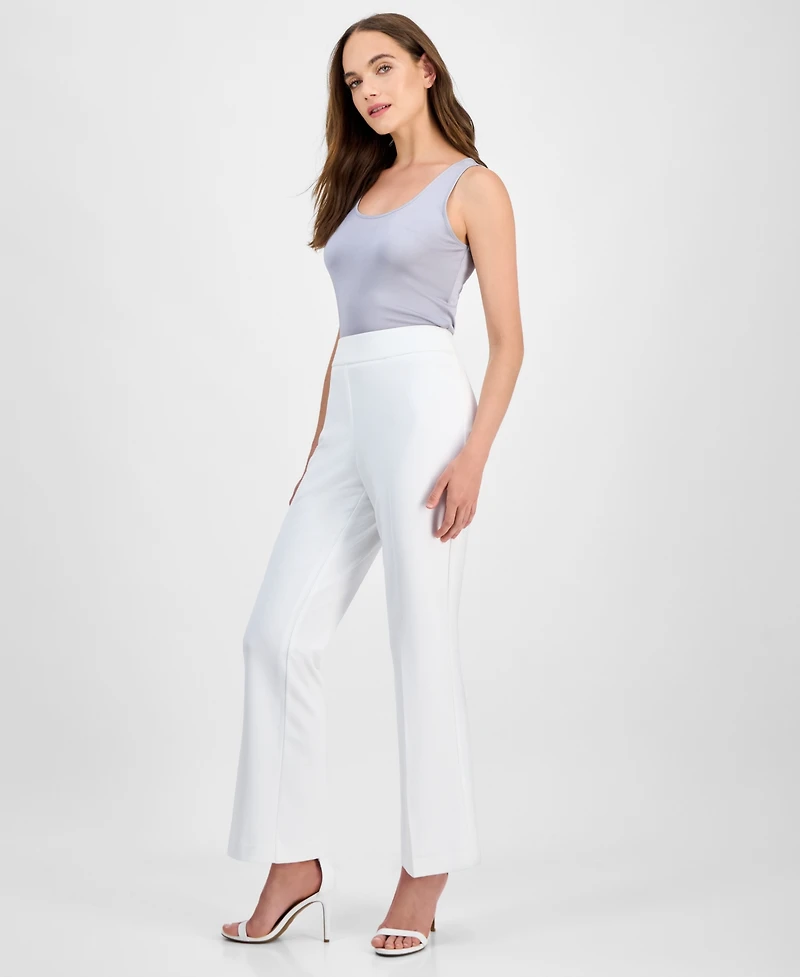 Kasper Women's High-Rise Flare-Leg Pants