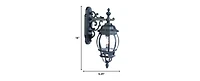 Hanging Glass Globe Wall Light for Bedroom Hallway or Living Room