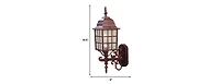 Window Pane Lantern Wall Sconce for Entryway Hallway or Patio