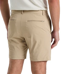 Perry Ellis Men's Solid Stretch 8" Tech Shorts