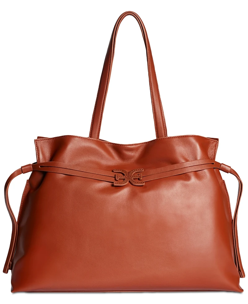 Sam Edelman Poppy Extra Large Leather Drawstring Tote