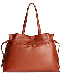 Sam Edelman Poppy Extra Large Leather Drawstring Tote