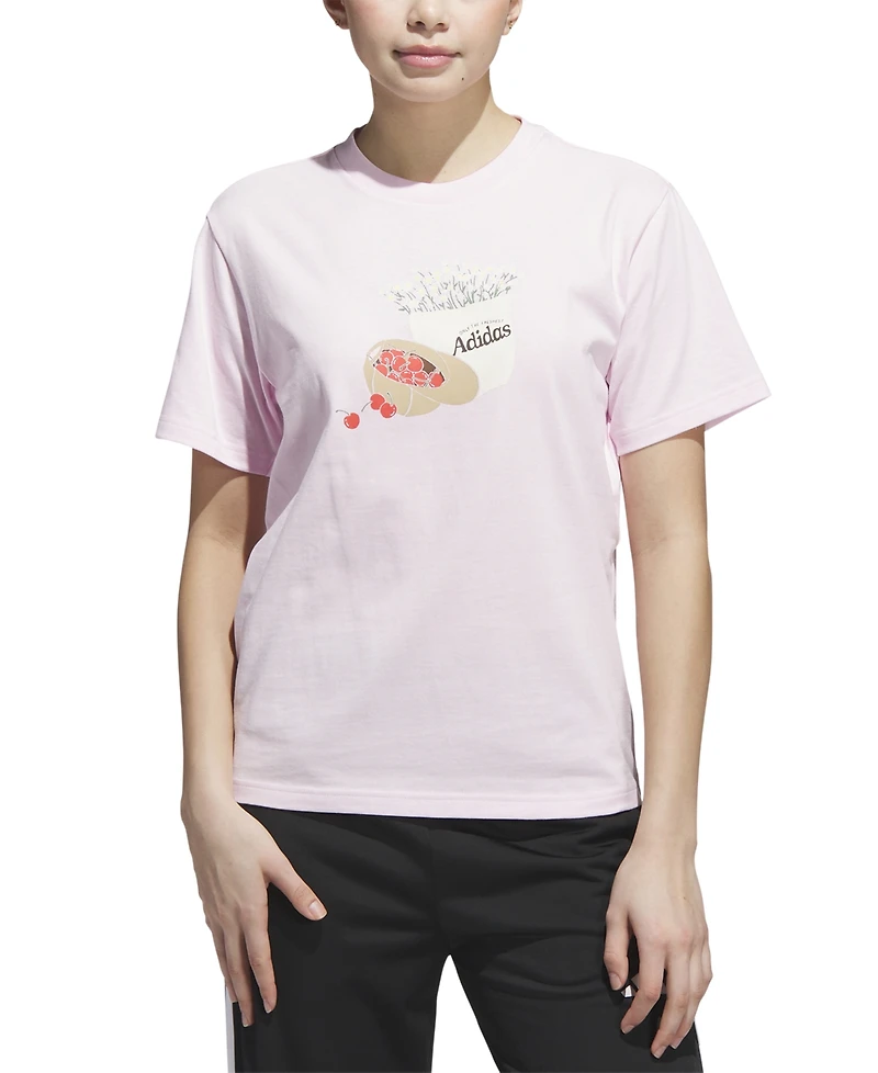 adidas Women's Cotton Farmer's Market Graphic T-Shirt