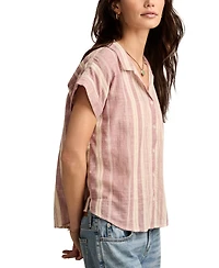Lucky Brand Striped Tie Frontt Button-Down