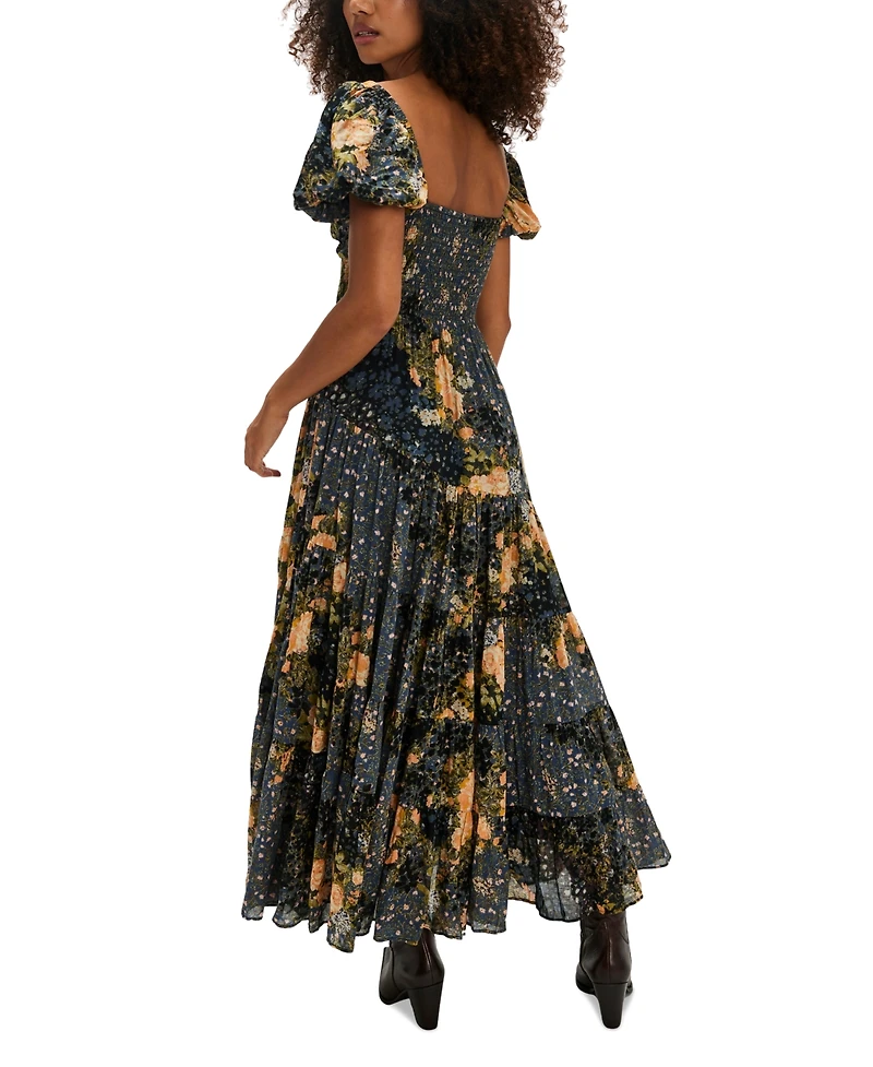 Free People Women's Floral Sundrenched Maxi Dress