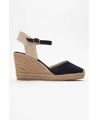 Sinta Suede Leather Platform Espadrille (Women)