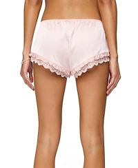 Edikted Women's Clair Ruffle Lacey Satin Effect Shorts