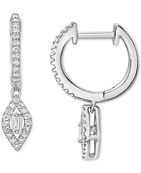 Diamond Dangle Earrings (1/4 ct. t.w.) in 10k White Gold