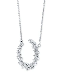 Diamond Scattered Necklace (3/8 ct. t.w.) in 10k White Gold