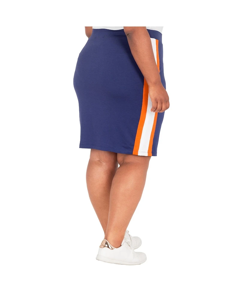 Poetic Justice Plus Lace-Up Side Slit Athleisure Skirts