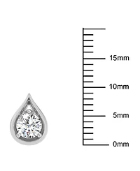 Diamond Teardrop Shape Stud Earrings (5/8 ct. t.w.) in 14k Gold