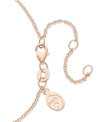 Effy Ruby (2-1/3 ct. t.w.) & Diamond (3/8 ct. t.w.) Swirl 18" Pendant Necklace in 14k Rose Gold