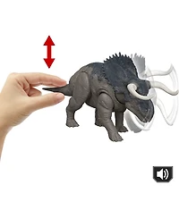 Jurassic World Rebirth Wild Roar Nasutoceratops Dinosaur Toy