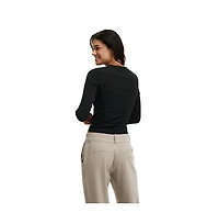 Cotton On Women's Ryan Henley Long Sleeve