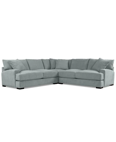 Rhyder 3-Pc. Fabric L Sectional, Exclusively at Macy's