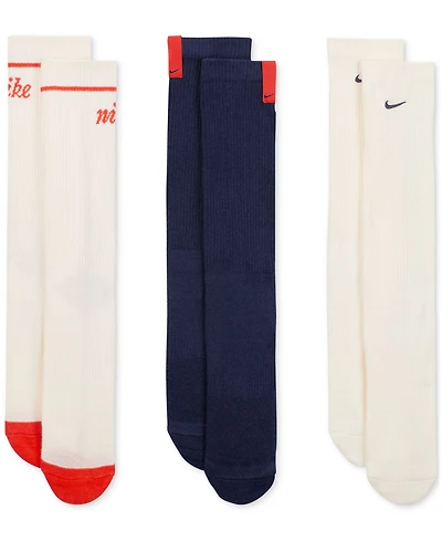 Nike Unisex 3-Pk. Everyday Plus Cushioned Crew Socks