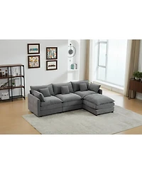 Streamdale Modular 3-Seater Sofa with Ottoman