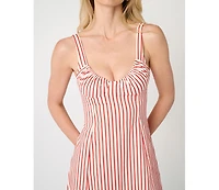 WeWoreWhat Women's Ruched Cup Midi Dress