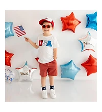 Sweet Wink Baby Usa Patch Short Sleeve T-Shirt