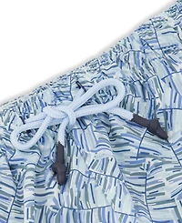 Sunset x Vine Men's Textured Woven Swim Trunks