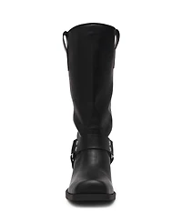Dv Dolce Vita Women's Tanzy Wide Calf Tall Harness Moto Boots
