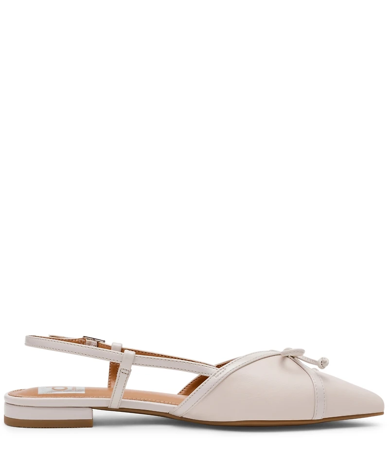 Dv Dolce Vita Women's Carsen Bow Pointed-Toe Slingback Flats