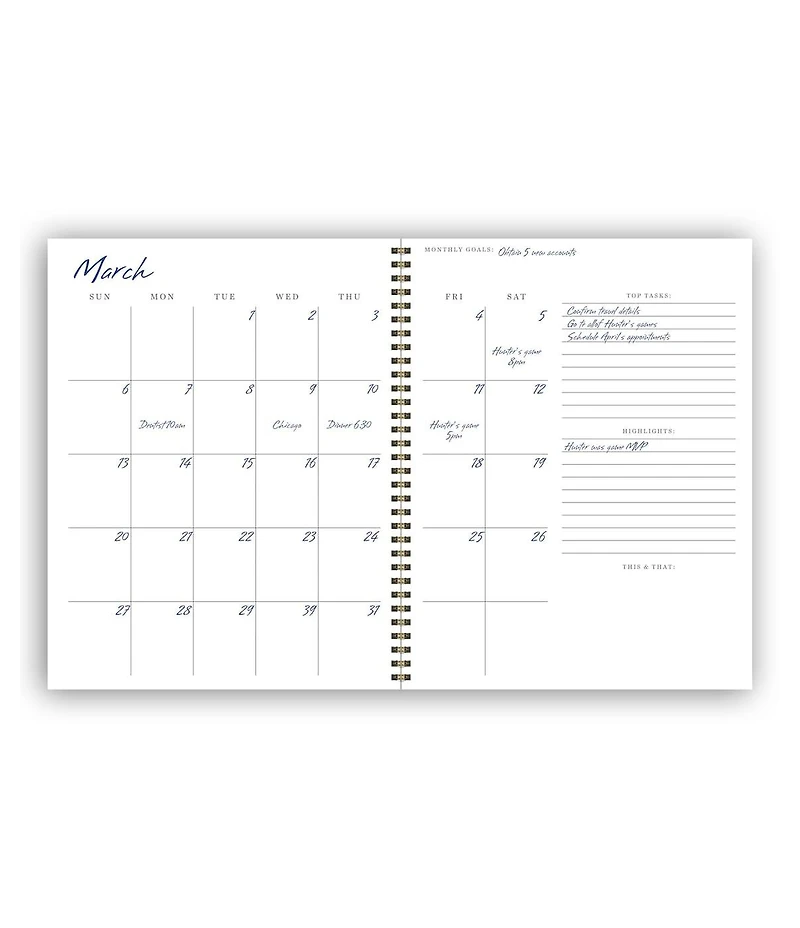 Undated Executive Weekly Planner