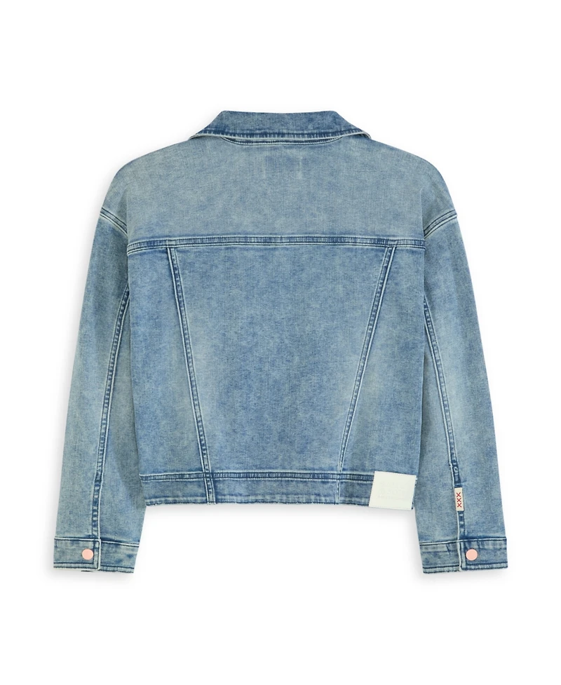 Scotch & Soda Big Girls Denim Group Stretch Jacket