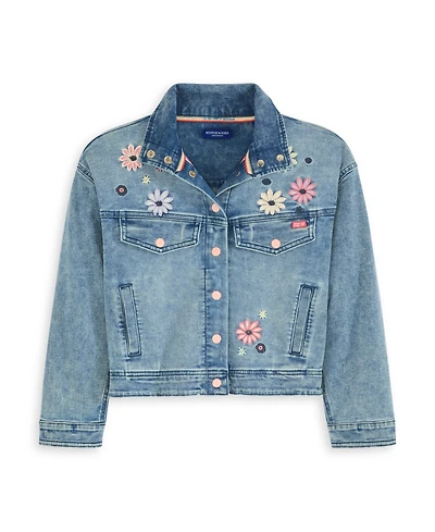 Scotch & Soda Big Girls Denim Group Stretch Jacket