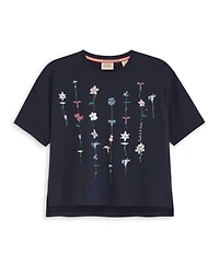 Scotch & Soda Big Girls Jersey Short Sleeve Fashion T-Shirt