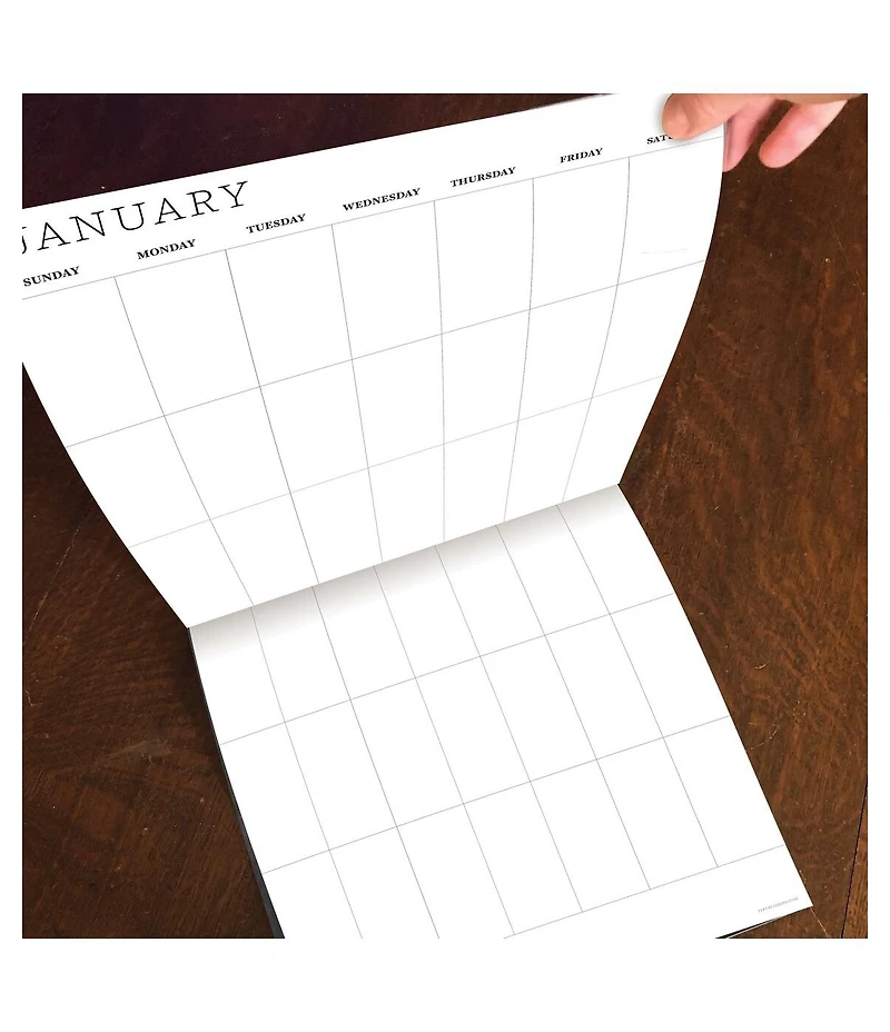 Undated 12" x 12" Dry Erase Vertical Wall Calendar