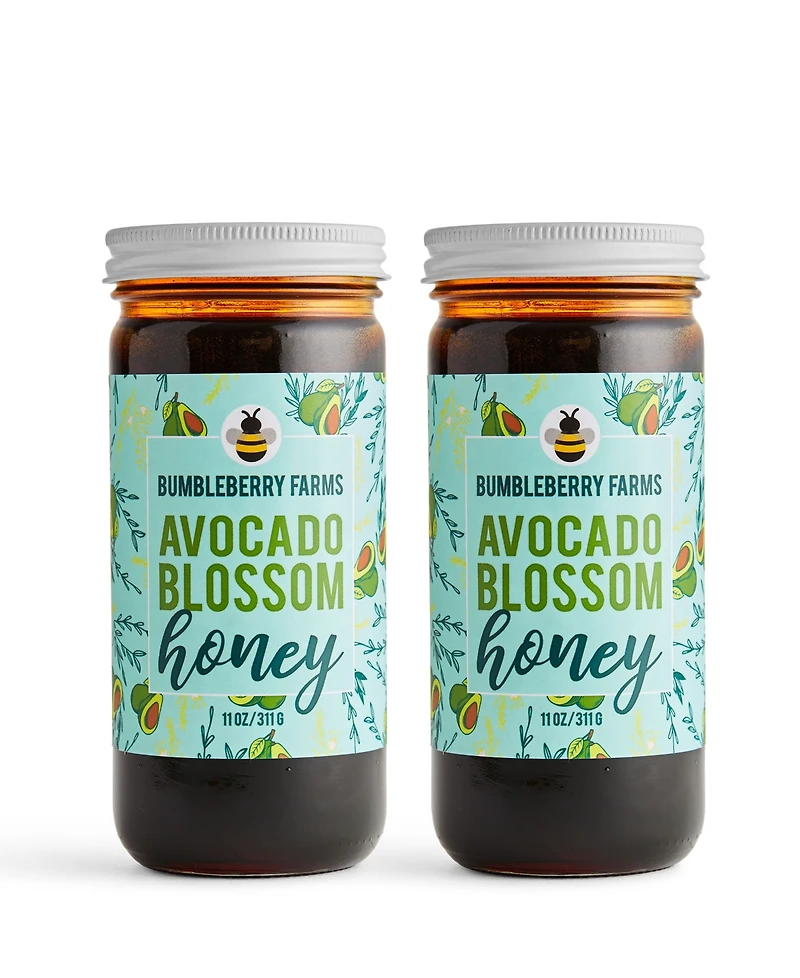 Bumbleberry Farms Avocado Blossom Honey Set of 2