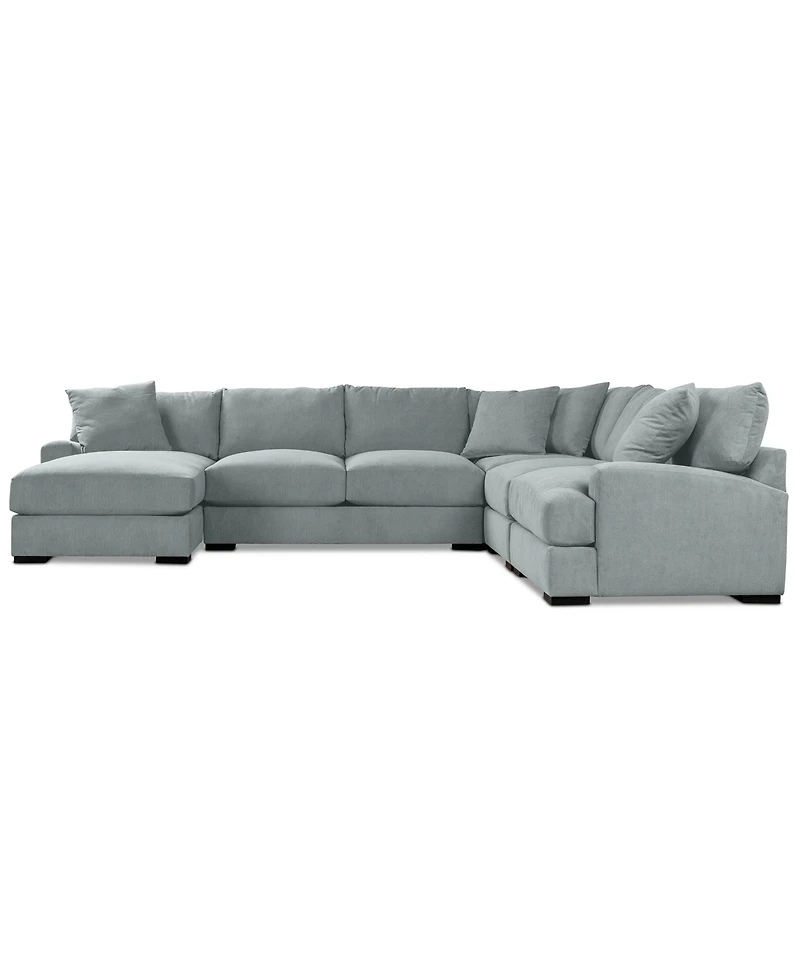 Rhyder -Pc. Fabric Chaise Sectional