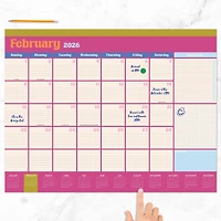 2026 Sherbet Large Desk Pad Monthly Blotter Calendar