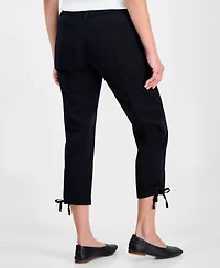 Style & Co Women's Mid Rise Tie-Hem Ankle Pants, Exclusively at Macy's