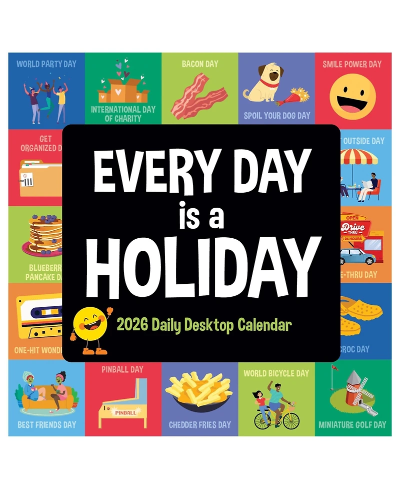 2026 Every Day's A Holiday Daily Desktop Calendar