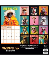 2026 Pawsmopolitan Wall Calendar