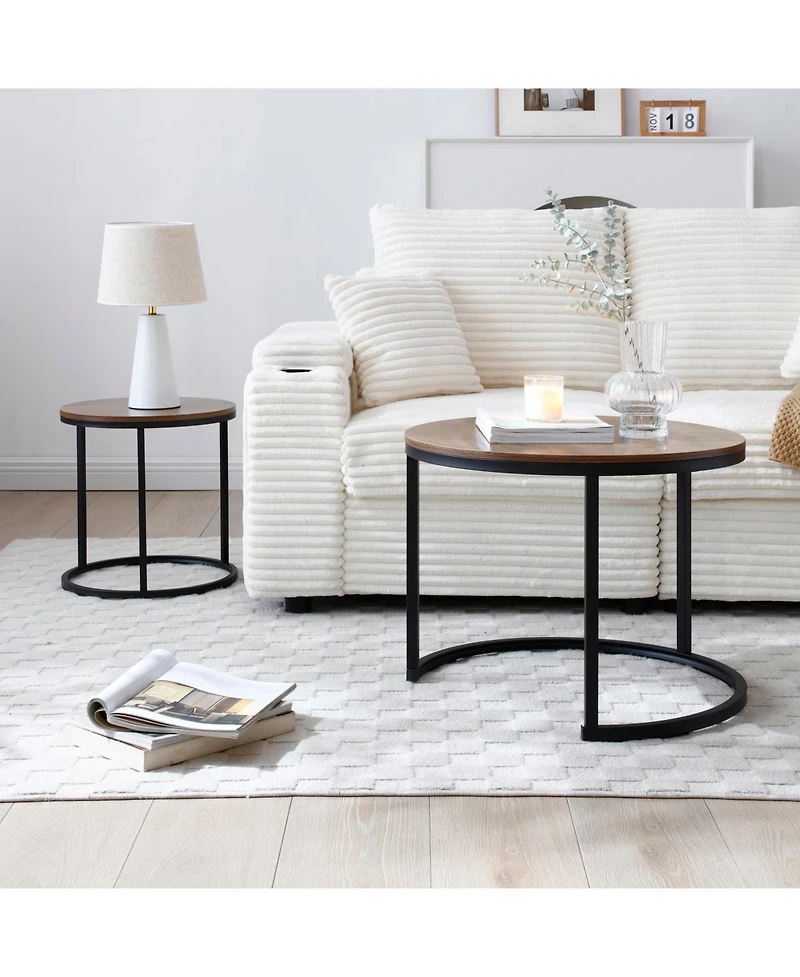 Streamdale Furniture Modern Nesting Coffee & End Tables