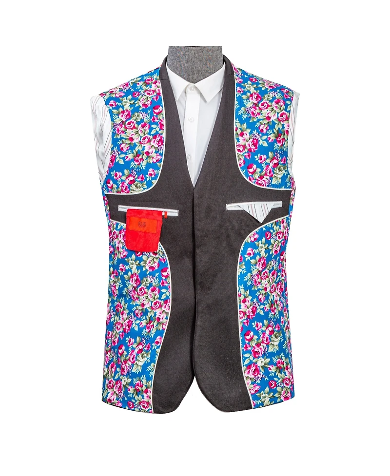 Elie Balleh Boys Black Slim Fit Classic Blazer