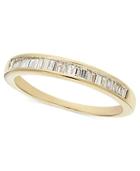 Diamond Baguette Band (1/7 ct. t.w.) 14k White Gold, or Rose Gold